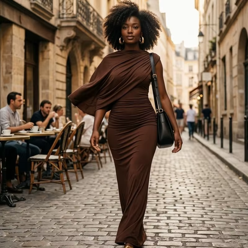 One Shoulder Ruched Bodycon Asymmetrical Dress 2026 Spring Elegant Slim Sheath Sexy For Women For Party Date Night Wedding
One Shoulder Ruched Bodycon Asymmetrical Dress 2026 Spring Elegant Slim Sheath Sexy For Women For Party Date Night Wedding