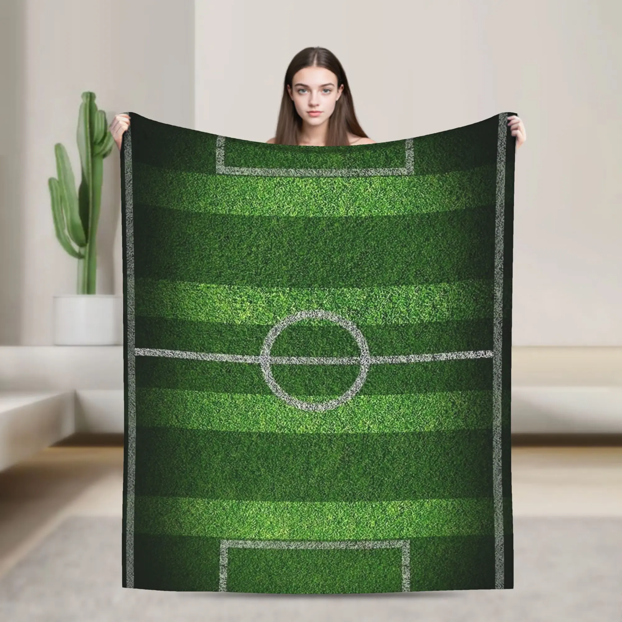 Soccer Field White Line Grass Background Flannel Blankets Warm Throw Blanket for Home Decor Travel Novelty Bedspread Sofa Bed
Soccer Field White Line Grass Background Flannel Blankets Warm Throw Blanket for Home Decor Travel Novelty Bedspread Sofa Bed