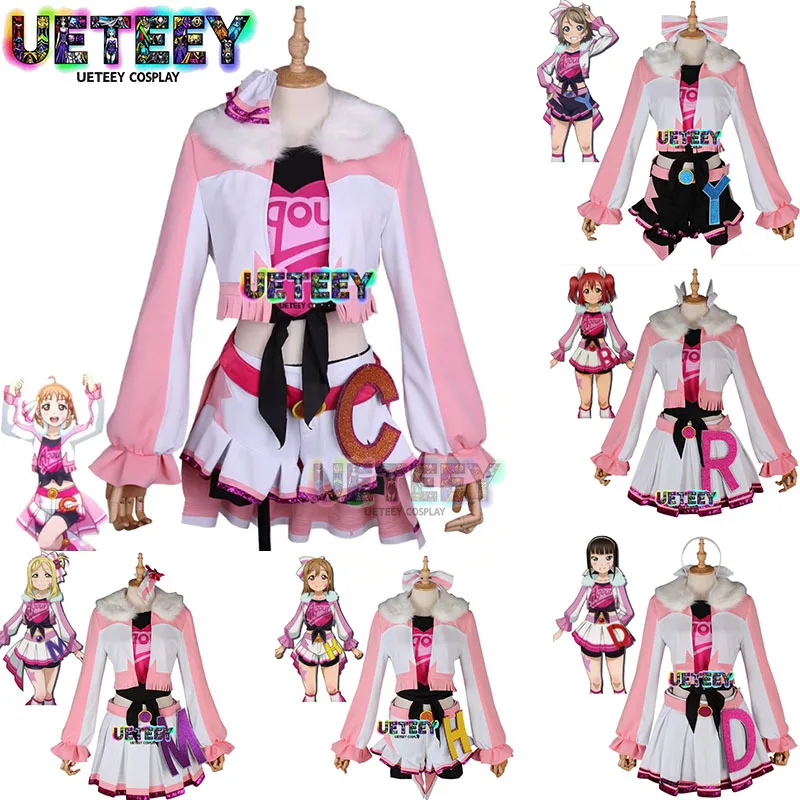 UETEEY Love Live Sunshine Miracle Wave Watanabe You Takami Chika Ohara Mari Matsuura kanan Anime Customize Cosplay Costumes
UETEEY Love Live Sunshine Miracle Wave Watanabe You Takami Chika Ohara Mari Matsuura kanan Anime Customize Cosplay Costumes