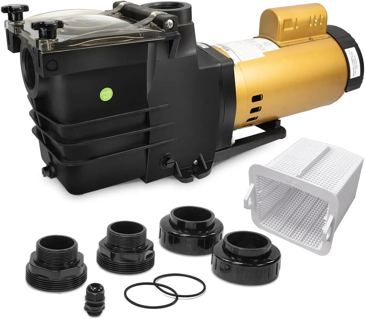 1.5HP Swimming Pool Pump High-Flow Spa Above In-Ground 2" NPT Variable Speed, 230V Fitting Included
1.5HP Swimming Pool Pump High-Flow Spa Above In-Ground 2" NPT Variable Speed, 230V Fitting Included