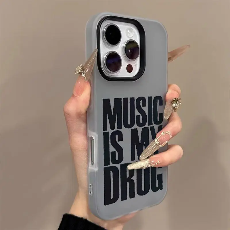 Music Is My Drug Slogon Phone Case For iPhone 17 Air 16 15 Pro Max 14 13 12 11 16E XS X XR 16 Plus Shockproof Silicone TPU Cover
Music Is My Drug Slogon Phone Case For iPhone 17 Air 16 15 Pro Max 14 13 12 11 16E XS X XR 16 Plus Shockproof Silicone TPU Cover