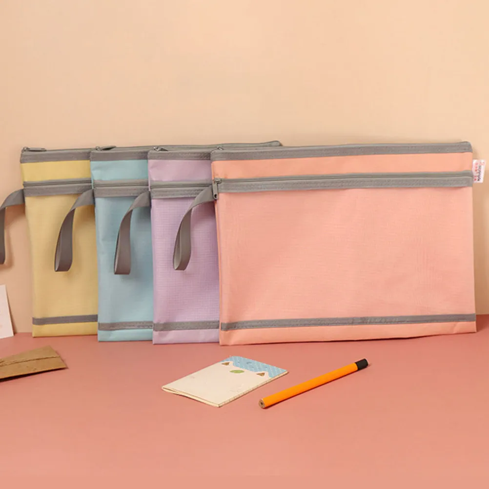 4Pcs Document Organizer Visible File Folder Zipper Bag Large Capacity File Storage Pouch Zipper Pouch PVC Document Bag
4Pcs Document Organizer Visible File Folder Zipper Bag Large Capacity File Storage Pouch Zipper Pouch PVC Document Bag