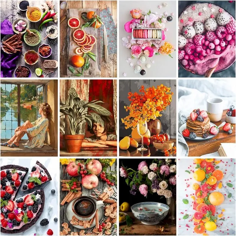 CHENISTORY Diy Paint By Number Delicious fruit Wall Art Picture By Numbers Acrylic Canvas Painting Home Decor Coloring By Number
CHENISTORY Diy Paint By Number Delicious fruit Wall Art Picture By Numbers Acrylic Canvas Painting Home Decor Coloring By Number