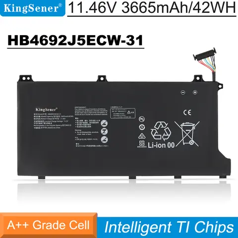 KingSener-Batería de ordenador portátil HB4692J5ECW-31, para Huawei MateBook D 15 (2020), 15-53010TUY, BohL-WDQ9HN, BoB-WAH9P, HNL-WFP9, 42WH