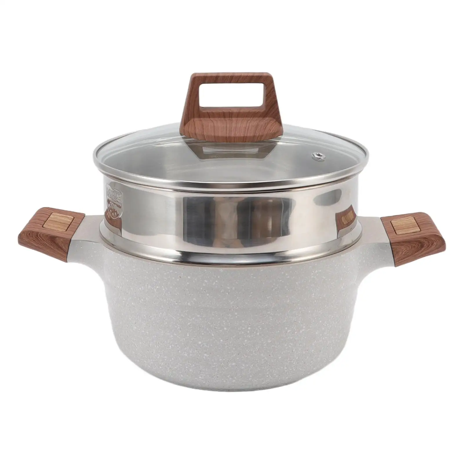Elegant Double Ear Soup Pot - Non-Stick, Fast Heating Dutch Oven with Lid for home Cooking - Universal Design, White
Elegant Double Ear Soup Pot - Non-Stick, Fast Heating Dutch Oven with Lid for home Cooking - Universal Design, White