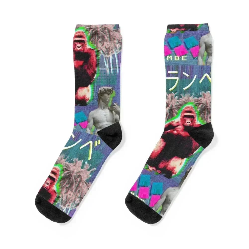 Vaporwave Harambe Socks winter gifts essential funny sock designer Men's Socks Luxury Women's
Vaporwave Harambe Socks winter gifts essential funny sock designer Men's Socks Luxury Women's