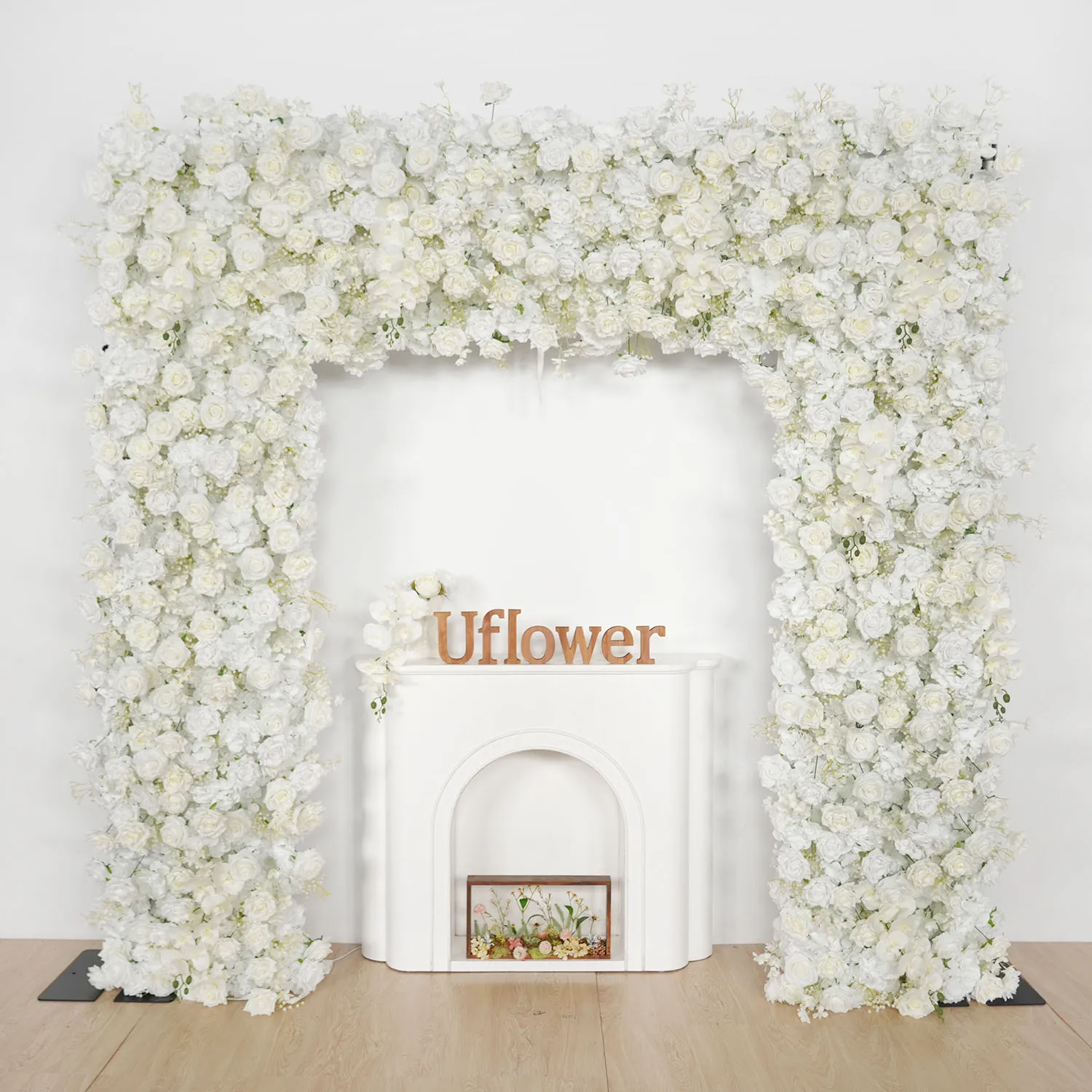 Uflower Luxury White Rose Cloth Base 5D Flower Row Floral Arrangement Outdoor Wedding Backdrop Arch Decoration Party Event Props
Uflower Luxury White Rose Cloth Base 5D Flower Row Floral Arrangement Outdoor Wedding Backdrop Arch Decoration Party Event Props
