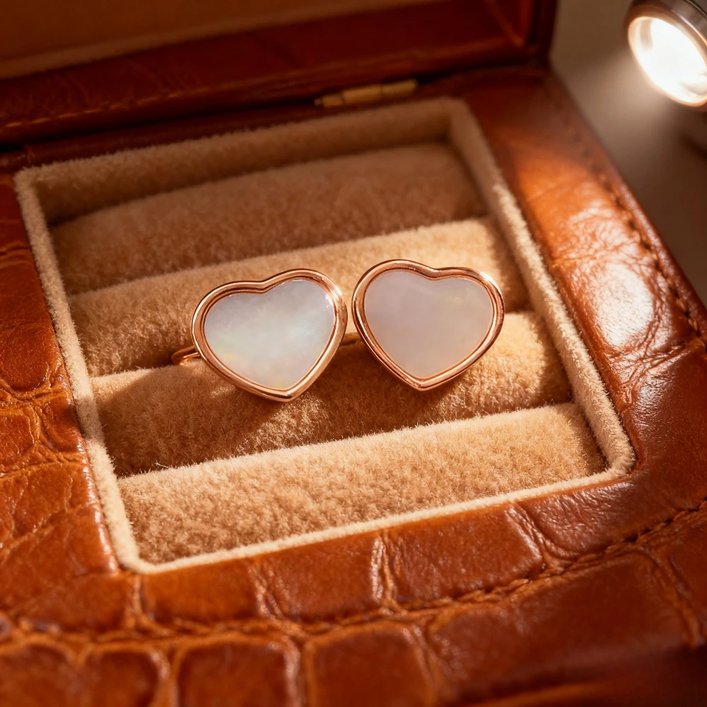 2025 Trendy Jewelry French Luxury Series Lady Heart Shaped Fritillary Earrings, Unique Fashion Style Anniversary Holiday Gift
2025 Trendy Jewelry French Luxury Series Lady Heart Shaped Fritillary Earrings, Unique Fashion Style Anniversary Holiday Gift