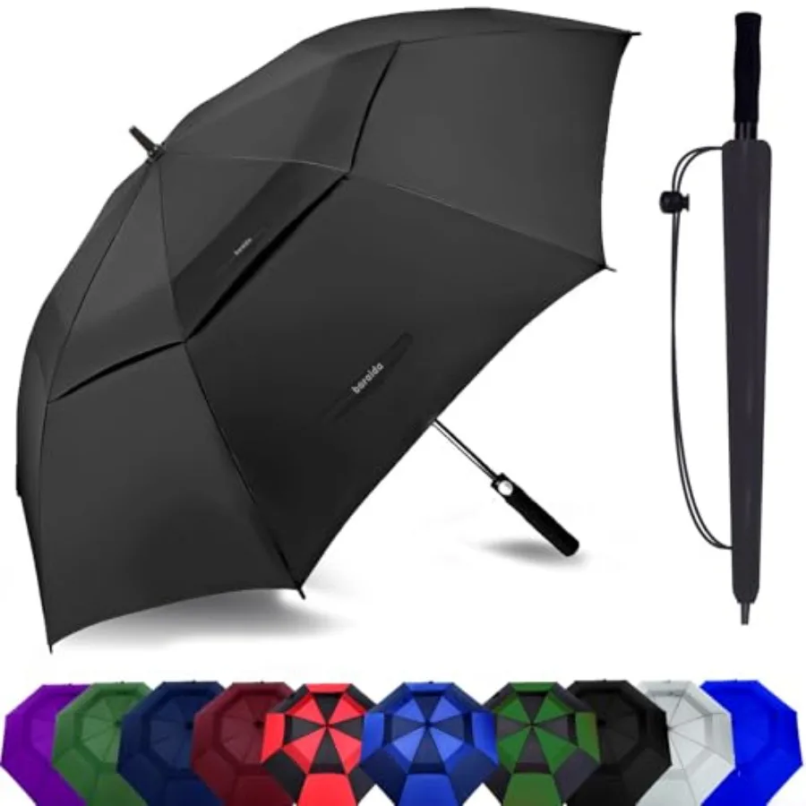 Golf Umbrella Large///, Extra Large Oversize Double Canopy Vented Wdproof Waterproof Umbrella, Automatic Open Golf Umbrella for
Golf Umbrella Large///, Extra Large Oversize Double Canopy Vented Wdproof Waterproof Umbrella, Automatic Open Golf Umbrella for