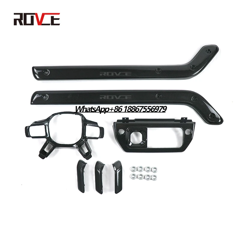 ROVCE High Quality Interior Bright Black Inner Decoration Car Parts Auto Accessories For Land Rover Defender L663
ROVCE High Quality Interior Bright Black Inner Decoration Car Parts Auto Accessories For Land Rover Defender L663