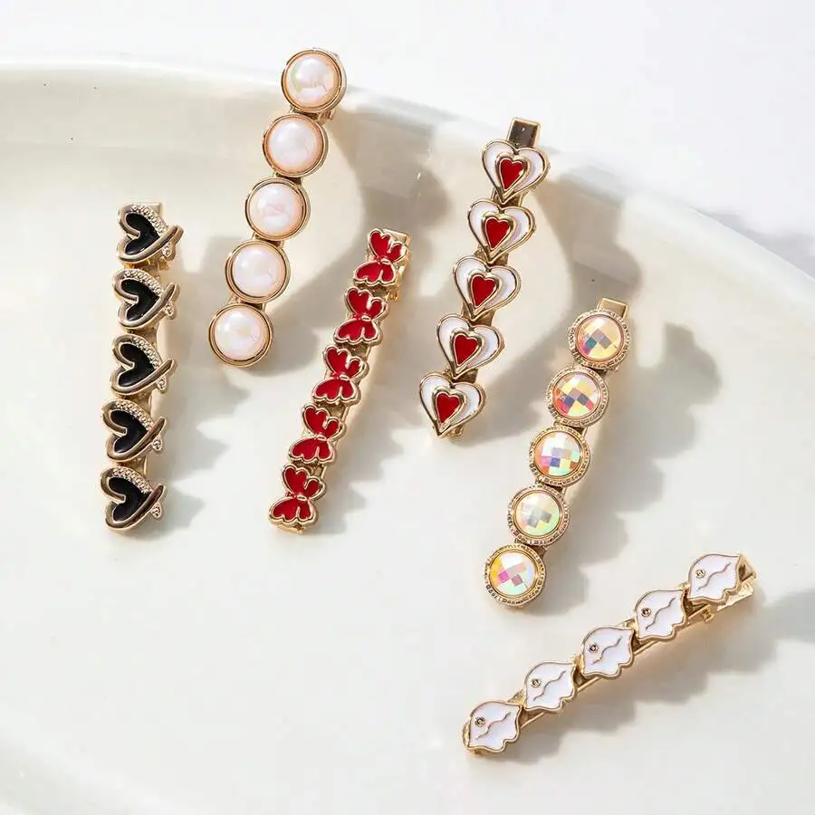 6pcs Womens Multicolor Shell Flower Resin Faux Pearl Hair Clips Barrettes For Daily Casual Valentine Beach
6pcs Womens Multicolor Shell Flower Resin Faux Pearl Hair Clips Barrettes For Daily Casual Valentine Beach