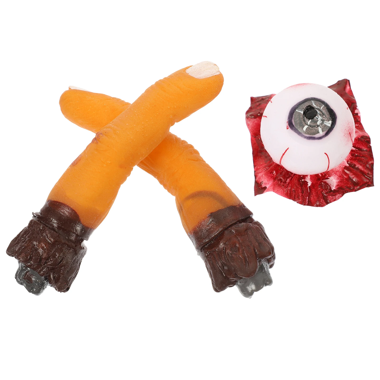 3pcs Halloween Simulation severed fingers eyes Toy Props for Escape Room Party latex lightweight storage
3pcs Halloween Simulation severed fingers eyes Toy Props for Escape Room Party latex lightweight storage