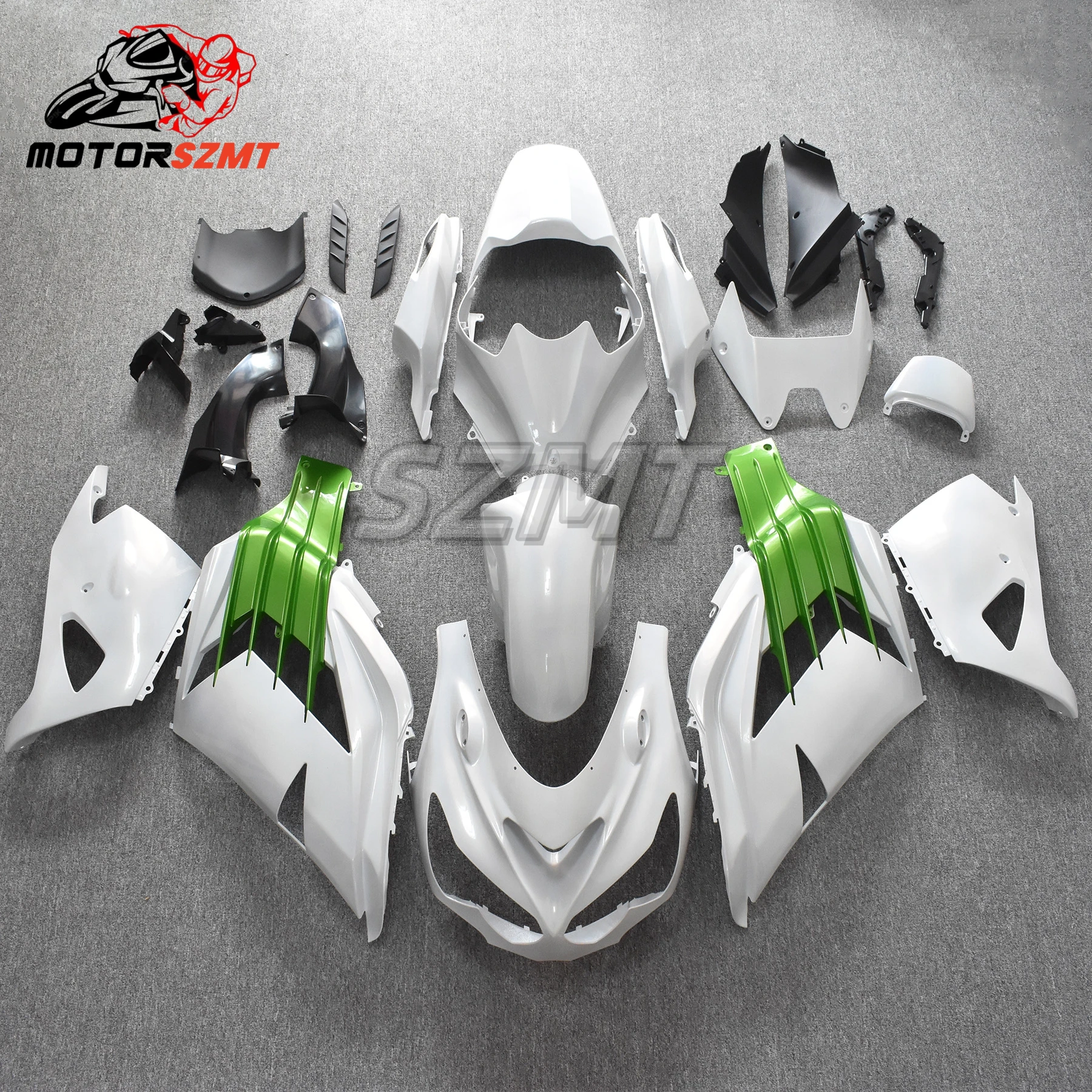 Motorcycle Fairing Kit for Kawasaki ZX14R ZZR1400 2012-2019 Fairings Panel ZX14 ZZR 1400R 12-24 White Gloss Bodyframe Cowl Shell 
Motorcycle Fairing Kit for Kawasaki ZX14R ZZR1400 2012-2019 Fairings Panel ZX14 ZZR 1400R 12-24 White Gloss Bodyframe Cowl Shell