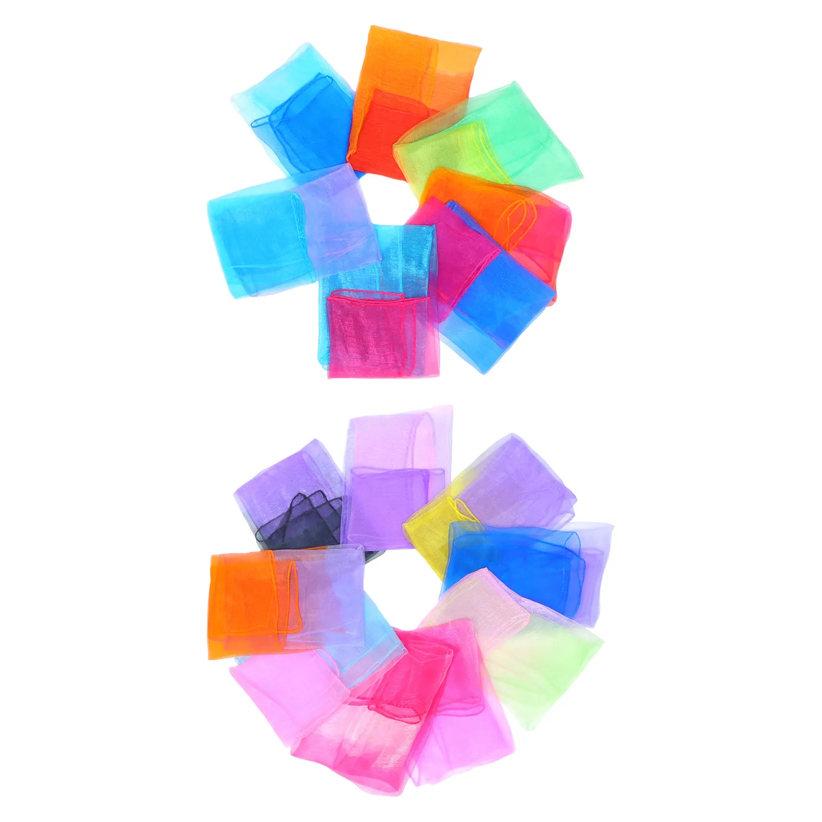 30Pcs Gradient Scarf Premium Supple Velour Lightweight Breathable Small Scarf for Kindergarten Dance Performance
30Pcs Gradient Scarf Premium Supple Velour Lightweight Breathable Small Scarf for Kindergarten Dance Performance