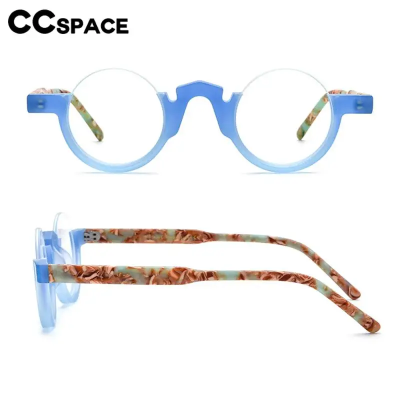 56887 Retro Acetate Glasses Frame Women Fashion Colorful Half-Frame Clear Eyewear Men High Quality Round Optical Spectacle Frame
56887 Retro Acetate Glasses Frame Women Fashion Colorful Half-Frame Clear Eyewear Men High Quality Round Optical Spectacle Frame