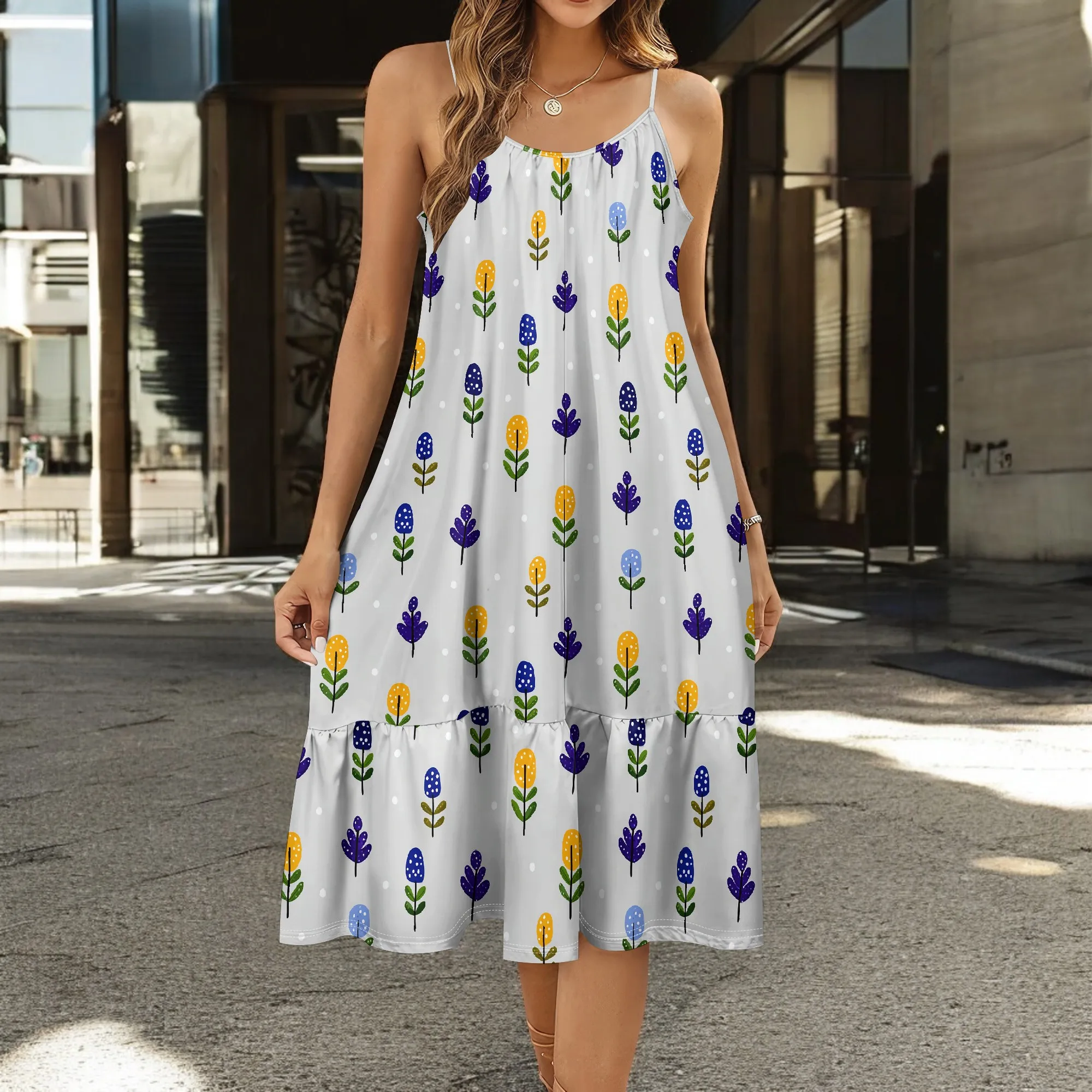Afrocentric Floral Print Summer Dress Plus Size Women's S-3XL Casual or Garden Party Wear
Afrocentric Floral Print Summer Dress Plus Size Women's S-3XL Casual or Garden Party Wear