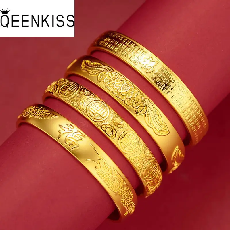 QEENKISS 24KT золотой браслет FU для женщин винтажный браслет с цветком Феникса оптовая продажа ювелирных изделий Свадебная вечеринка подарок невесты BT5283
QEENKISS 24KT золотой браслет FU для женщин винтажный браслет с цветком Феникса оптовая продажа ювелирных изделий Свадебная вечеринка подарок невесты BT5283