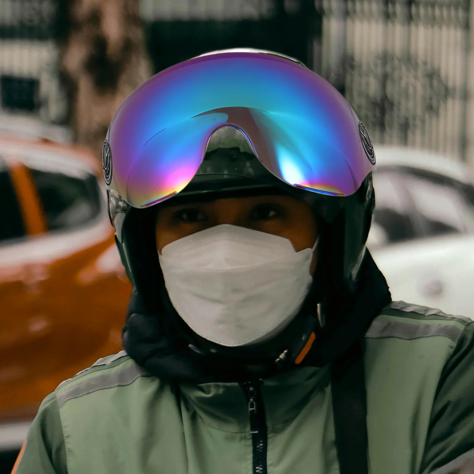 Motorcycle Shield Lens - Lightweight Windproof Face Visor with Aerodynamic Design for Enhanced Visibility and Debris
Motorcycle Shield Lens - Lightweight Windproof Face Visor with Aerodynamic Design for Enhanced Visibility and Debris