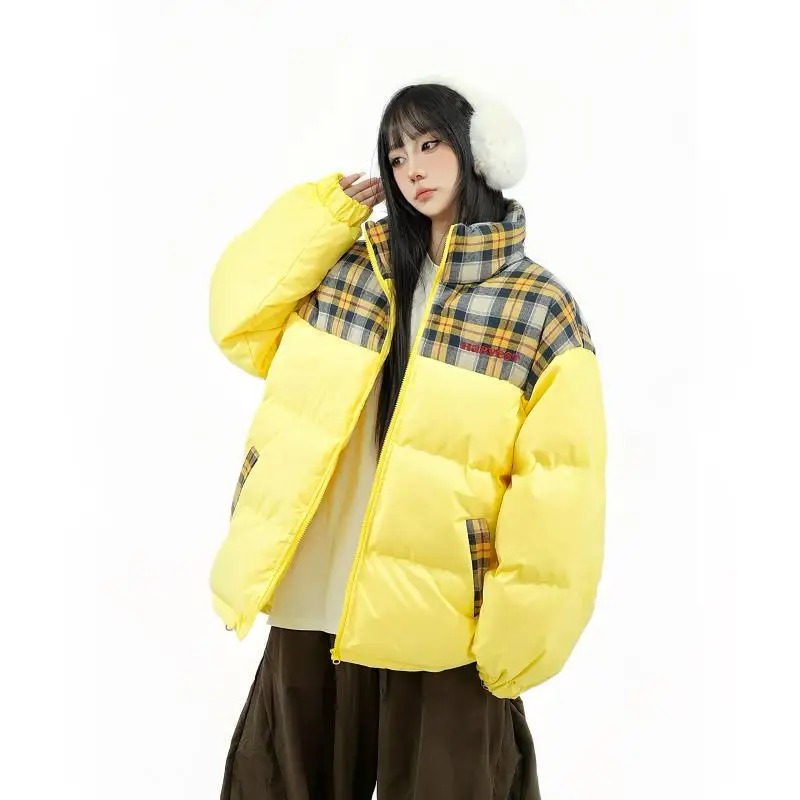 Women's Retro Patchwork Plaid Jacket Vintage Style Autumn Winter New Keep Warm Female Oversize Zipper Long Sleeves Coat
Women's Retro Patchwork Plaid Jacket Vintage Style Autumn Winter New Keep Warm Female Oversize Zipper Long Sleeves Coat