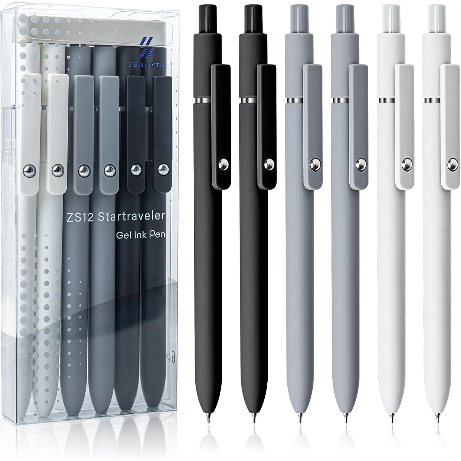 Gel Pens 0.5mm Quick Dry Black Ink Fine Point Smooth Writing Pens, Cute Office School Supplies Gifts for Women Teacher Students
Gel Pens 0.5mm Quick Dry Black Ink Fine Point Smooth Writing Pens, Cute Office School Supplies Gifts for Women Teacher Students