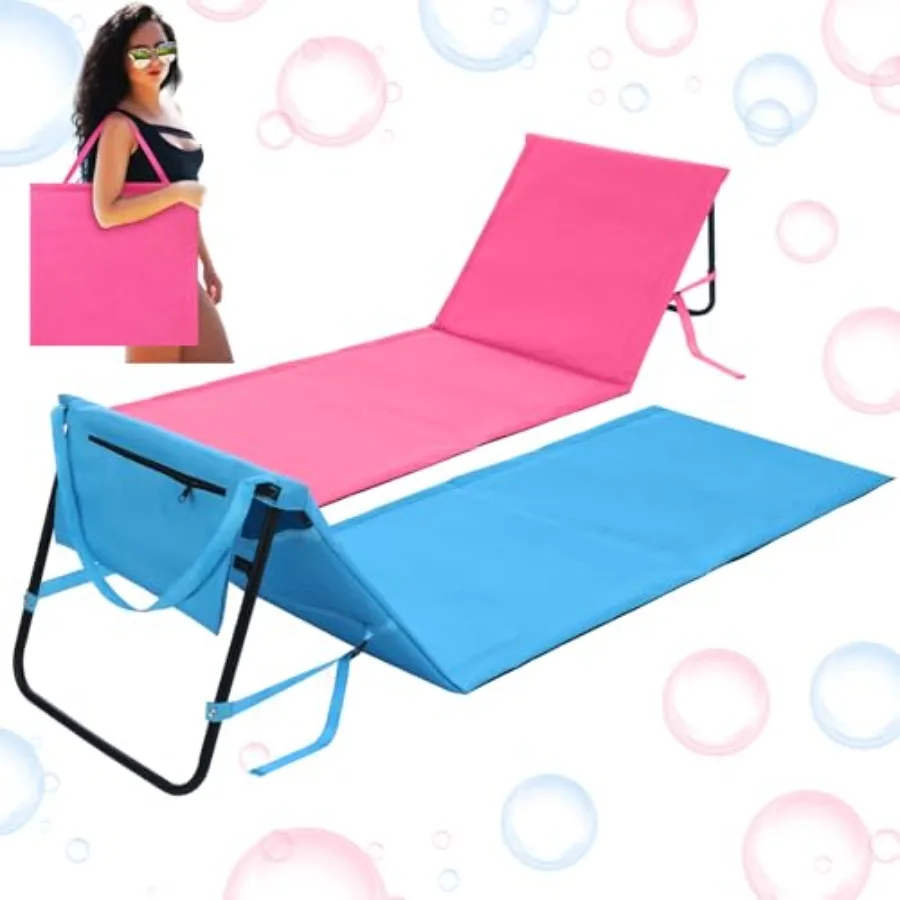2 Pack Folding Beach Lounge Chair for Adults Couple Portable Sun Lounger Lightweight Tanning Mat with Storage Pocket Adjustable
2 Pack Folding Beach Lounge Chair for Adults Couple Portable Sun Lounger Lightweight Tanning Mat with Storage Pocket Adjustable