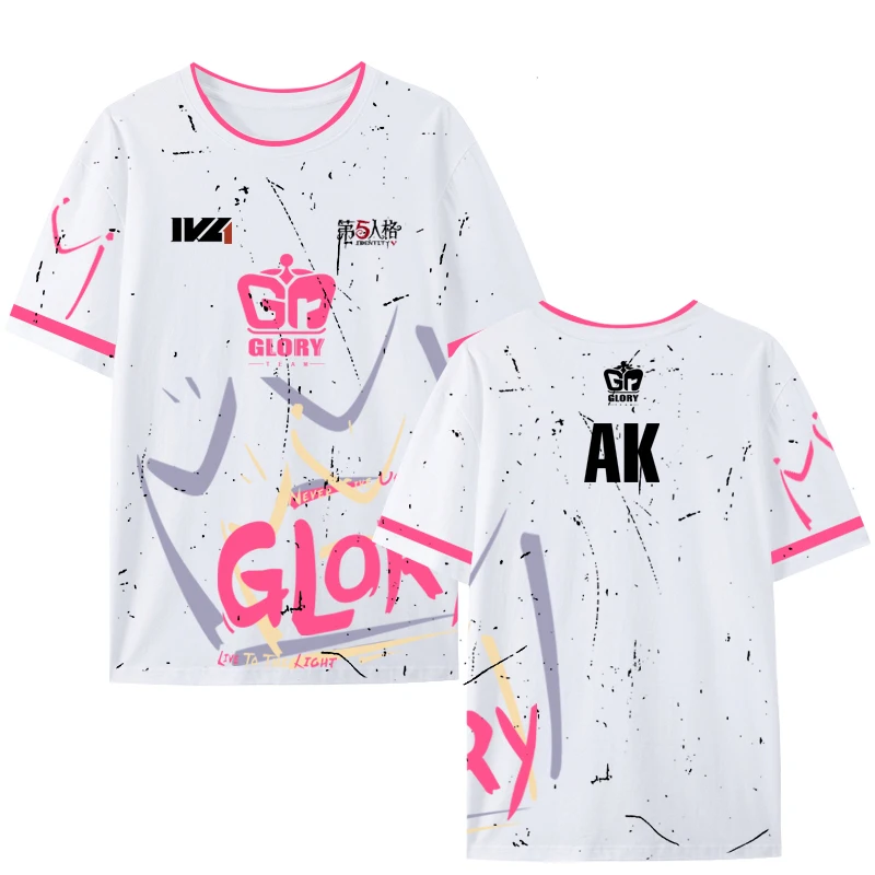 New Fashion GR Team Uniform Fifth Personality COA7 Game Match Suit Short Sleeved T-shirt for Men and Women Half Sleeved T-shirt
New Fashion GR Team Uniform Fifth Personality COA7 Game Match Suit Short Sleeved T-shirt for Men and Women Half Sleeved T-shirt