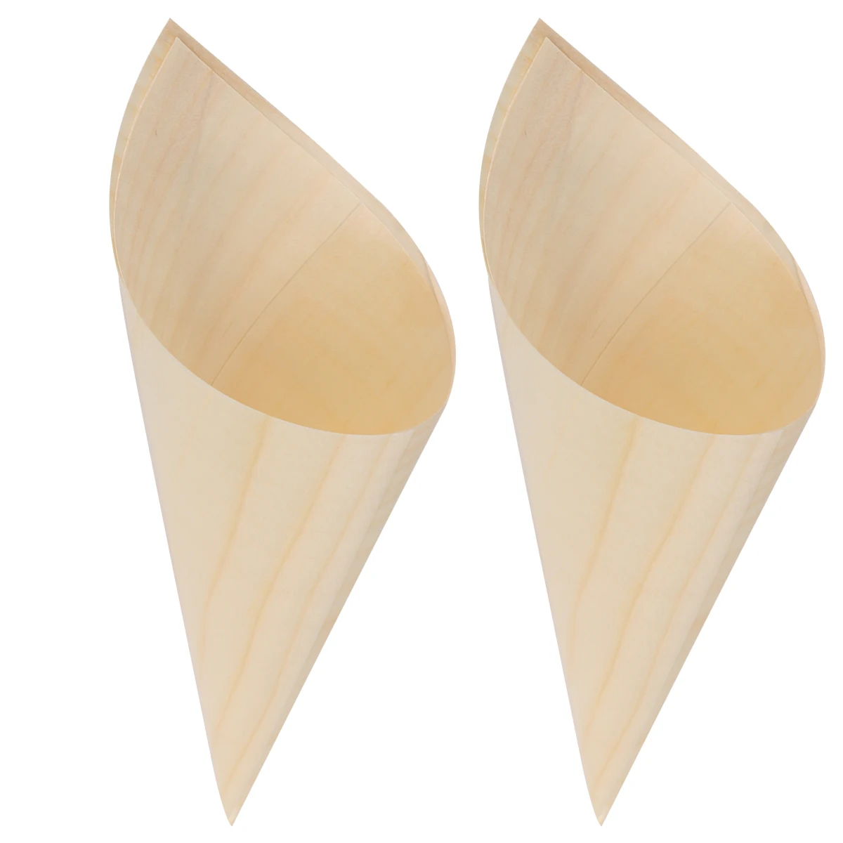 25pcs Disposable Wooden Cones High Quality Party Supplies Creative Design Elegant Food Holders Biodegradable Travel Ice Cream
25pcs Disposable Wooden Cones High Quality Party Supplies Creative Design Elegant Food Holders Biodegradable Travel Ice Cream