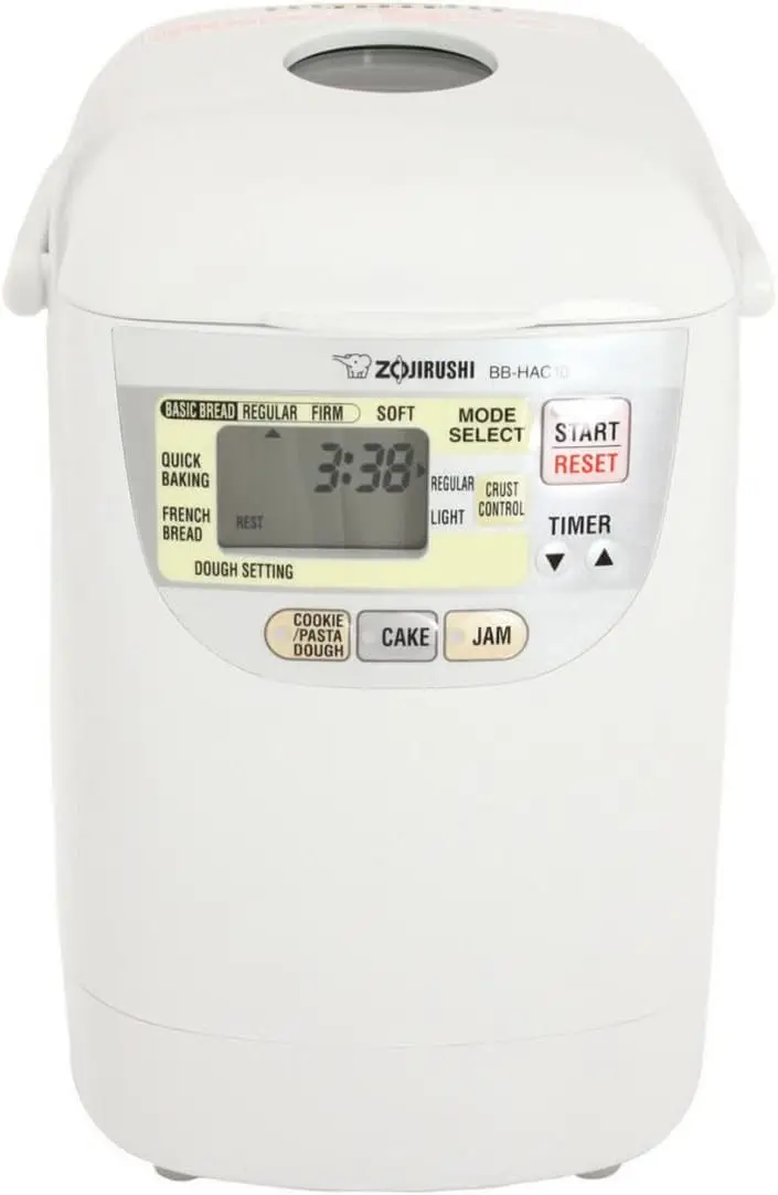 - Home Bakery 1-Pound-Loaf Programmable Mini Breadmaker, White
- Home Bakery 1-Pound-Loaf Programmable Mini Breadmaker, White