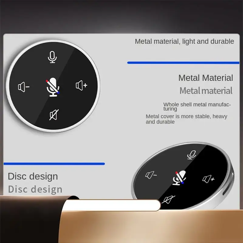 Studio Professional Omnidi Rectional Mic With Speaker Fit For PC Video Meeting Game Conference(B)-X64A
Studio Professional Omnidi Rectional Mic With Speaker Fit For PC Video Meeting Game Conference(B)-X64A