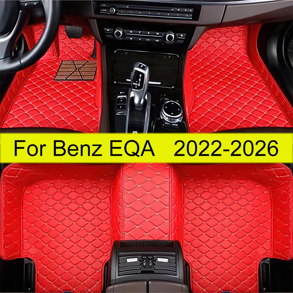 Автомобильные коврики для Mercedes Benz EQA 2022 2023 2024 2025 2026, пользовательские автомобильные подушечки для ног, автомобильный ковер, аксессуары для интерьера
Автомобильные коврики для Mercedes Benz EQA 2022 2023 2024 2025 2026, пользовательские автомобильные подушечки для ног, автомобильный ковер, аксессуары для интерьера