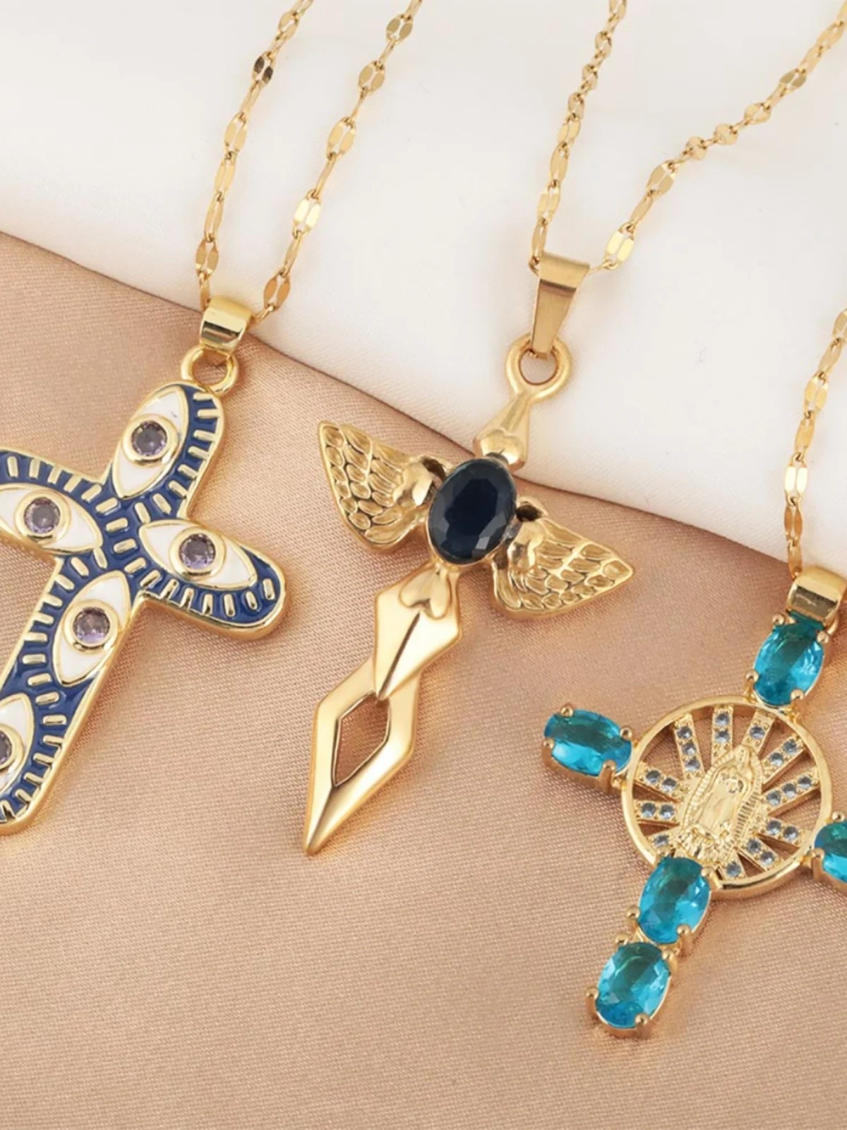 Надежный универсальный кулон с крестом, ожерельный браслет, ювелирный сплав, материал ex Fre out, новый Sle из Европы и Америки
Надежный универсальный кулон с крестом, ожерельный браслет, ювелирный сплав, материал ex Fre out, новый Sle из Европы и Америки