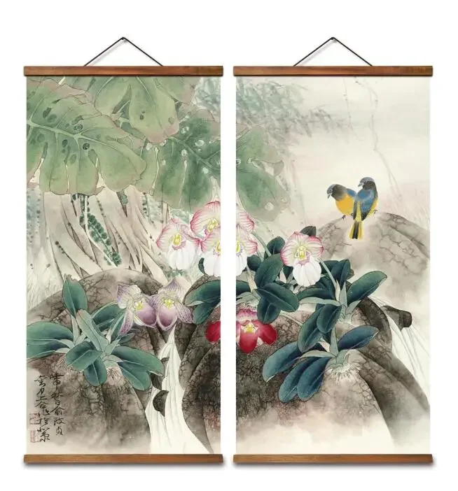 MT2023 Chinese Style flower bird Decorative Wall Art Canvas Posters Solid Wood Scroll Paintings
MT2023 Chinese Style flower bird Decorative Wall Art Canvas Posters Solid Wood Scroll Paintings