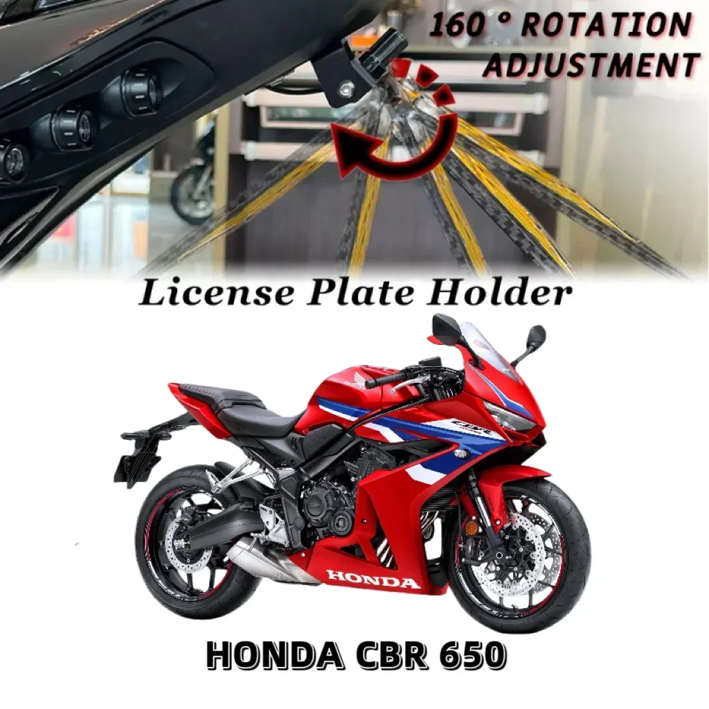 Adjustable Automatic Lift License Plate for Honda CBR650r CB650r Rear Spoiler Frame Motorcycle Accessories
Adjustable Automatic Lift License Plate for Honda CBR650r CB650r Rear Spoiler Frame Motorcycle Accessories