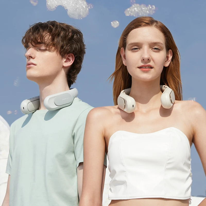 4000mAh Leafless Portable Neck Fans Bladeless Electric Rechargeable Leafless Hanging Neck Fan Neck Brace Design Neck Cooling Fan
4000mAh Leafless Portable Neck Fans Bladeless Electric Rechargeable Leafless Hanging Neck Fan Neck Brace Design Neck Cooling Fan