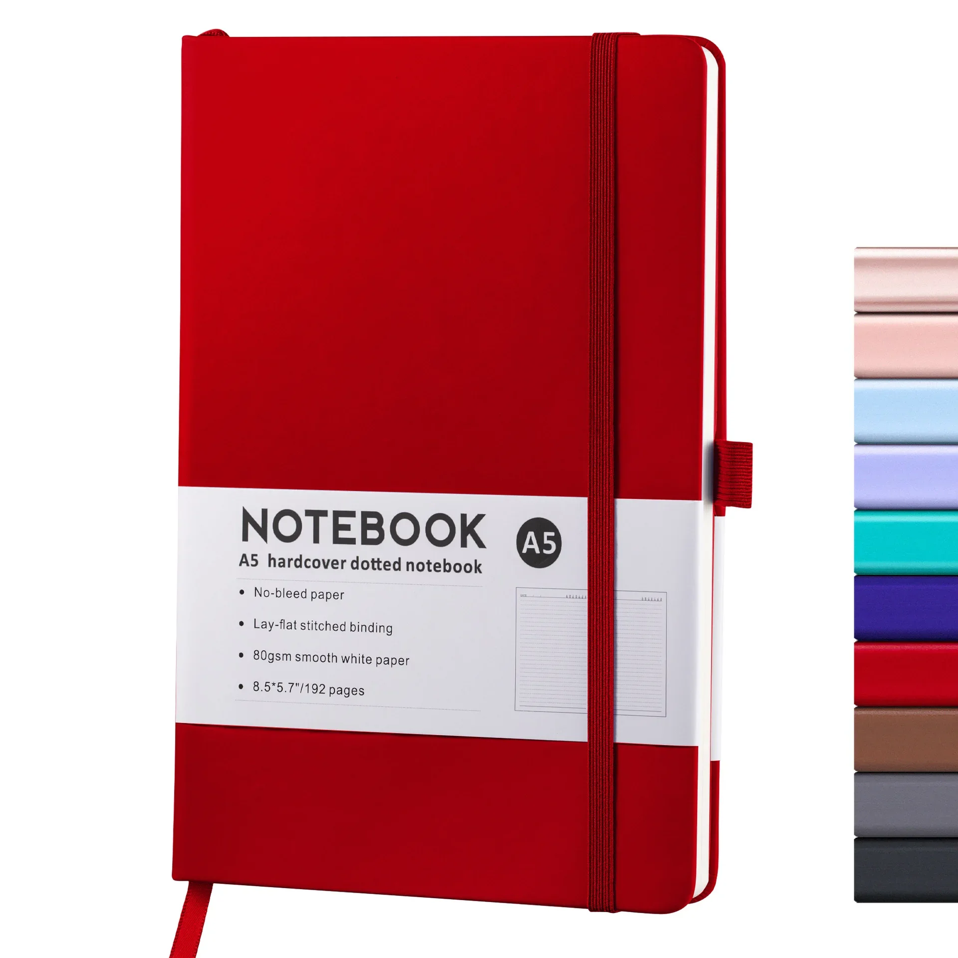 A5/A6 Notebook with Elastic Band | PU Leather Journal Notebook for Office, School & Daily Note Taking
A5/A6 Notebook with Elastic Band | PU Leather Journal Notebook for Office, School & Daily Note Taking