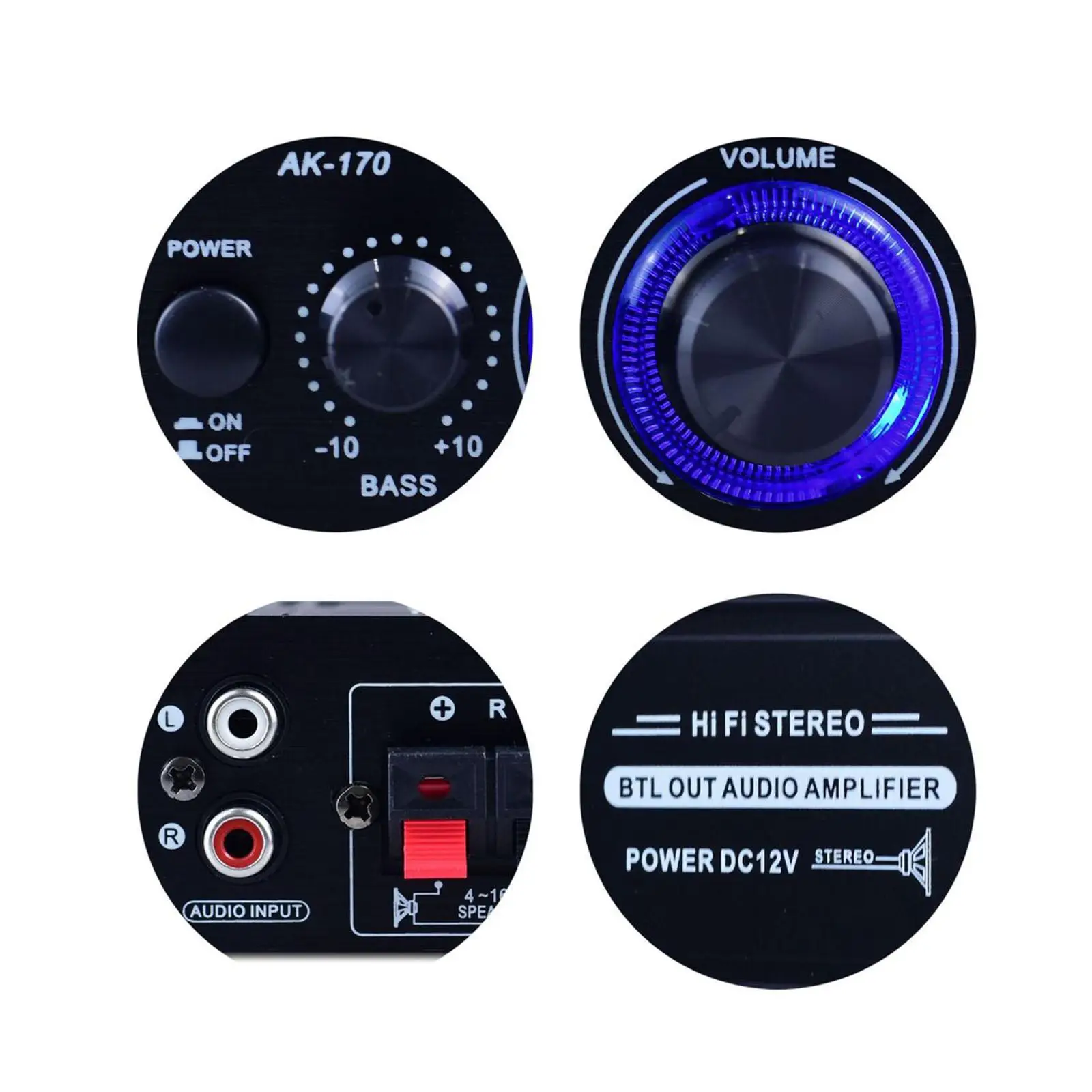Small Hifi Power Amplifier 20W X 2 Stereo Receiver Bass Subwoofer Audio Amp for Speakers in Home Car Sound System
Small Hifi Power Amplifier 20W X 2 Stereo Receiver Bass Subwoofer Audio Amp for Speakers in Home Car Sound System