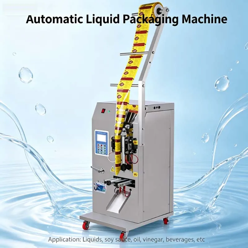 Liquid Quantitative Filling Back Sealing Packing Machine for Vinegar Water Edible Oil Juice Shampoo Honey Tea
Liquid Quantitative Filling Back Sealing Packing Machine for Vinegar Water Edible Oil Juice Shampoo Honey Tea