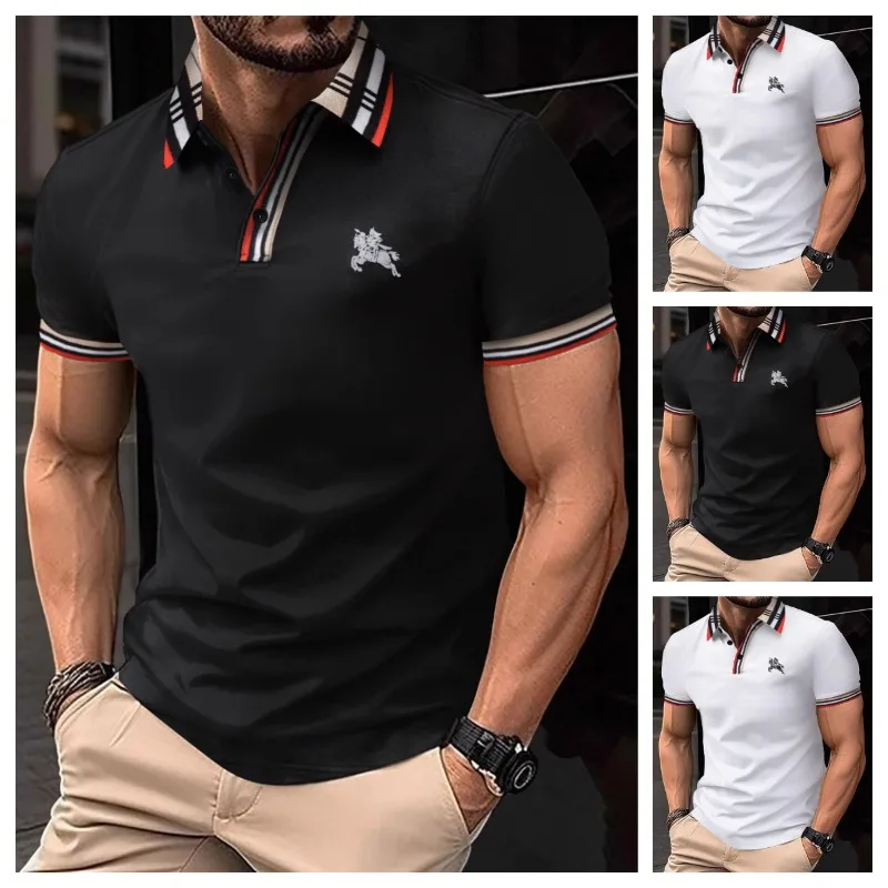 Light Luxury Brand Men's Polo Shirts Summer Short Sleeve Casual Business Dress T-shirts Versatile Social Tee Tops Streetwear
Light Luxury Brand Men's Polo Shirts Summer Short Sleeve Casual Business Dress T-shirts Versatile Social Tee Tops Streetwear