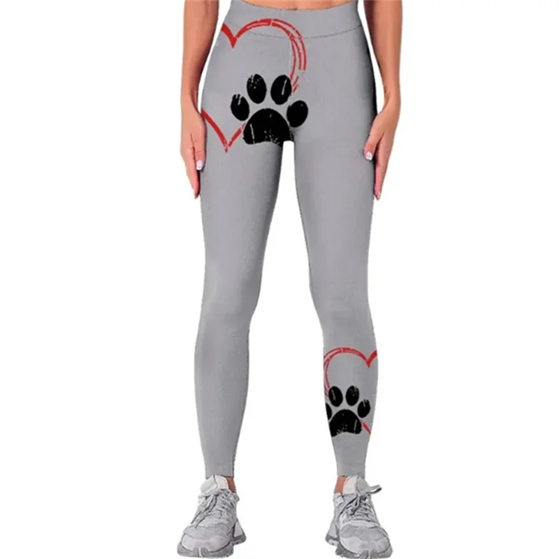 Cute Dog Paw Pattern Leggings Women Sport Workout Fitness High Waist Pants Sexy Casual Leggings Fitness Hot Sale Trend New
Cute Dog Paw Pattern Leggings Women Sport Workout Fitness High Waist Pants Sexy Casual Leggings Fitness Hot Sale Trend New