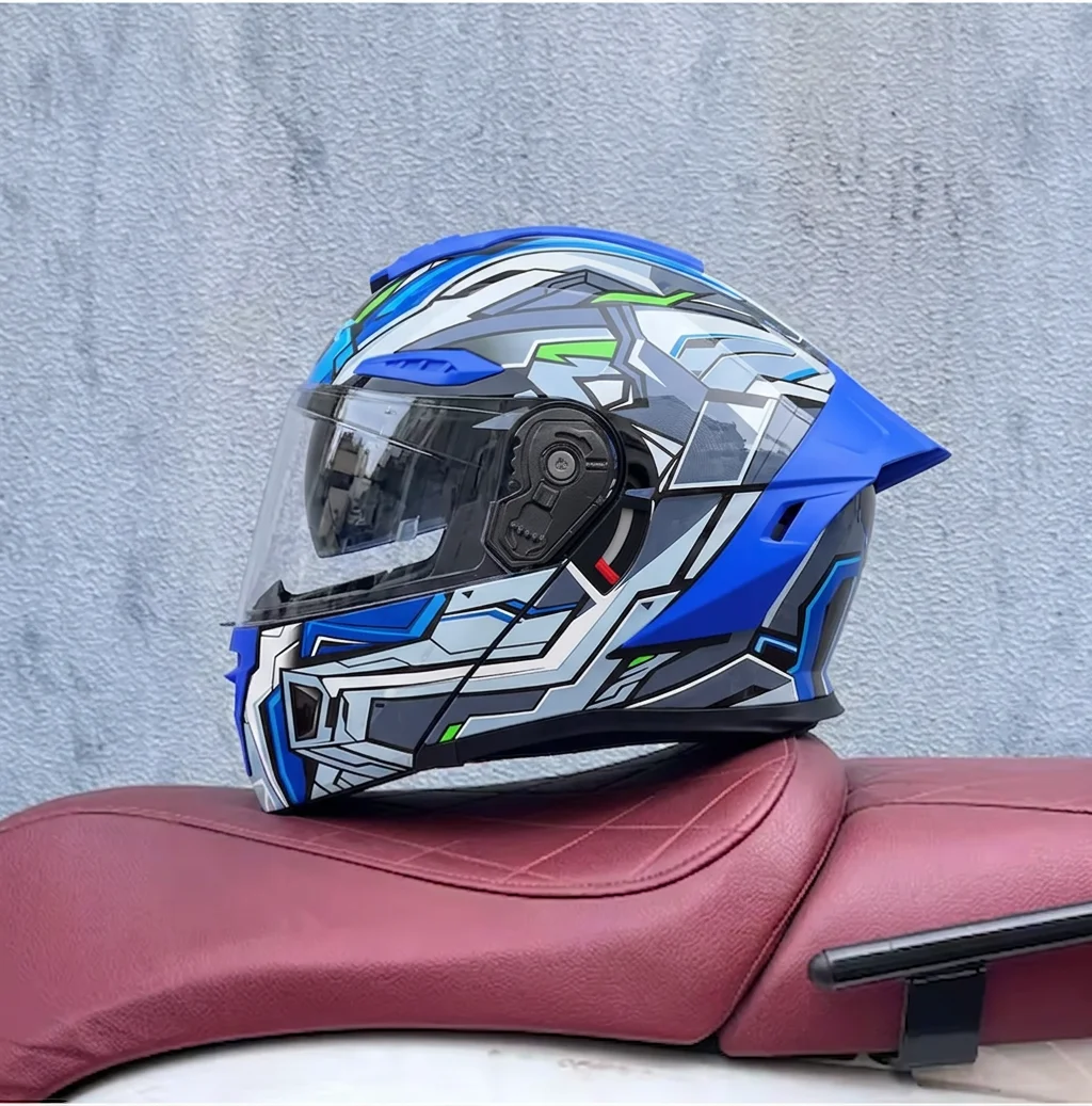 Motorcycle Helmet Full Face Racing Motocross Safety Helmet Sport Bike Helmet with Visor DOT for Adult Men Women
Motorcycle Helmet Full Face Racing Motocross Safety Helmet Sport Bike Helmet with Visor DOT for Adult Men Women