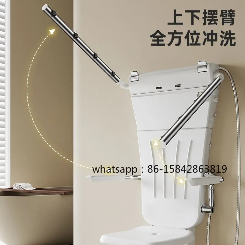 Elderly Bath Chair, Wall-Mounted Folding Shower Seat with Thermostatic Shower, Shower Screen & Armrest for Home Bathroom
Elderly Bath Chair, Wall-Mounted Folding Shower Seat with Thermostatic Shower, Shower Screen & Armrest for Home Bathroom