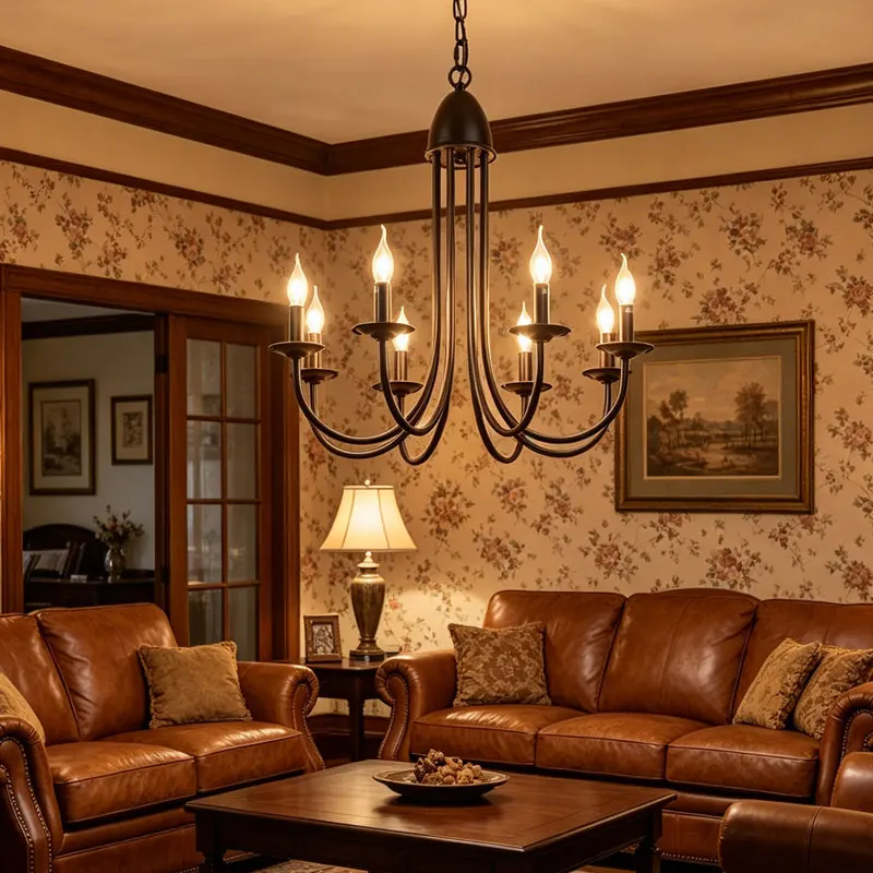 American Chandelier Nordic Living Room Dining Room Pendant Lamp Restaurant Kitchen Bedroom Study Balcony Retro Decorative Light
American Chandelier Nordic Living Room Dining Room Pendant Lamp Restaurant Kitchen Bedroom Study Balcony Retro Decorative Light