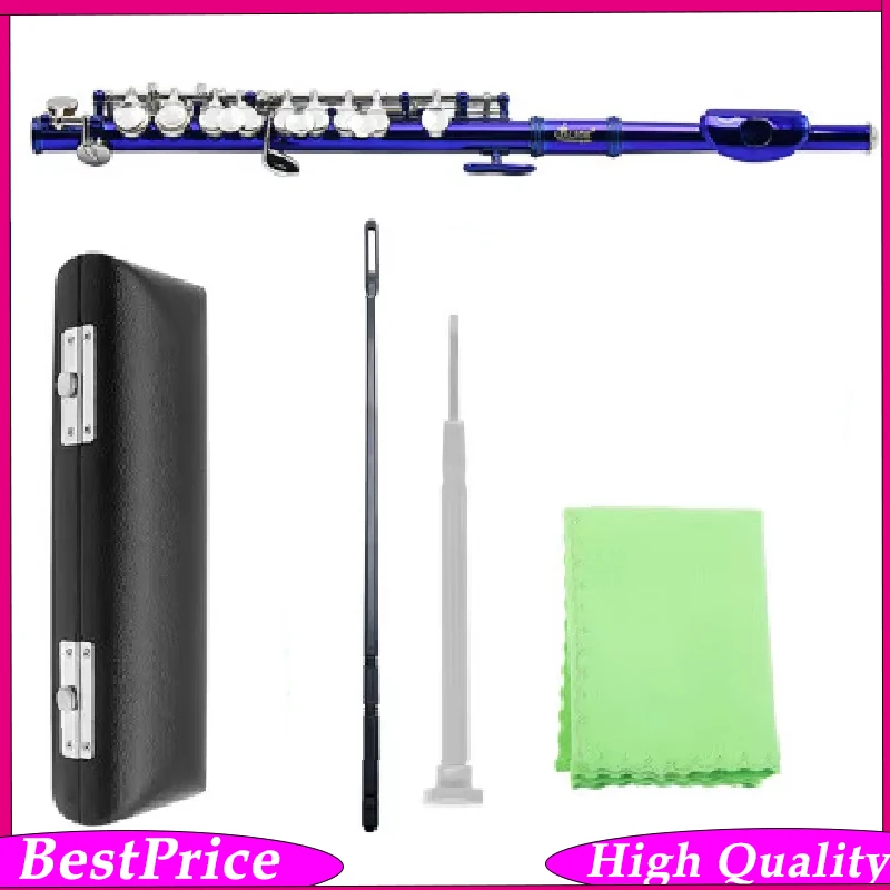 SLADE Blue C Key Piccolo Set for Students Beginner with White Brass Body Piccolo Includes Box Gloves Cork Screwdriver Parts
SLADE Blue C Key Piccolo Set for Students Beginner with White Brass Body Piccolo Includes Box Gloves Cork Screwdriver Parts