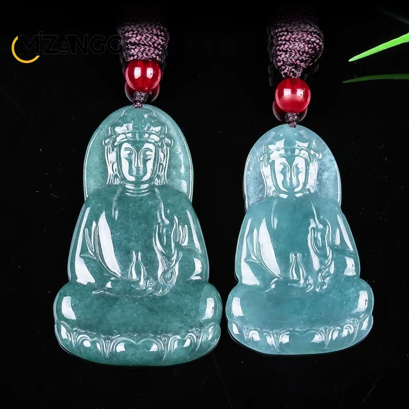 Natural A-grade Jadeite Pure Bottle Guanyin Pendant Fashionable and Charming Ice Jade Necklace A Festival Gift for Men and Women
Natural A-grade Jadeite Pure Bottle Guanyin Pendant Fashionable and Charming Ice Jade Necklace A Festival Gift for Men and Women