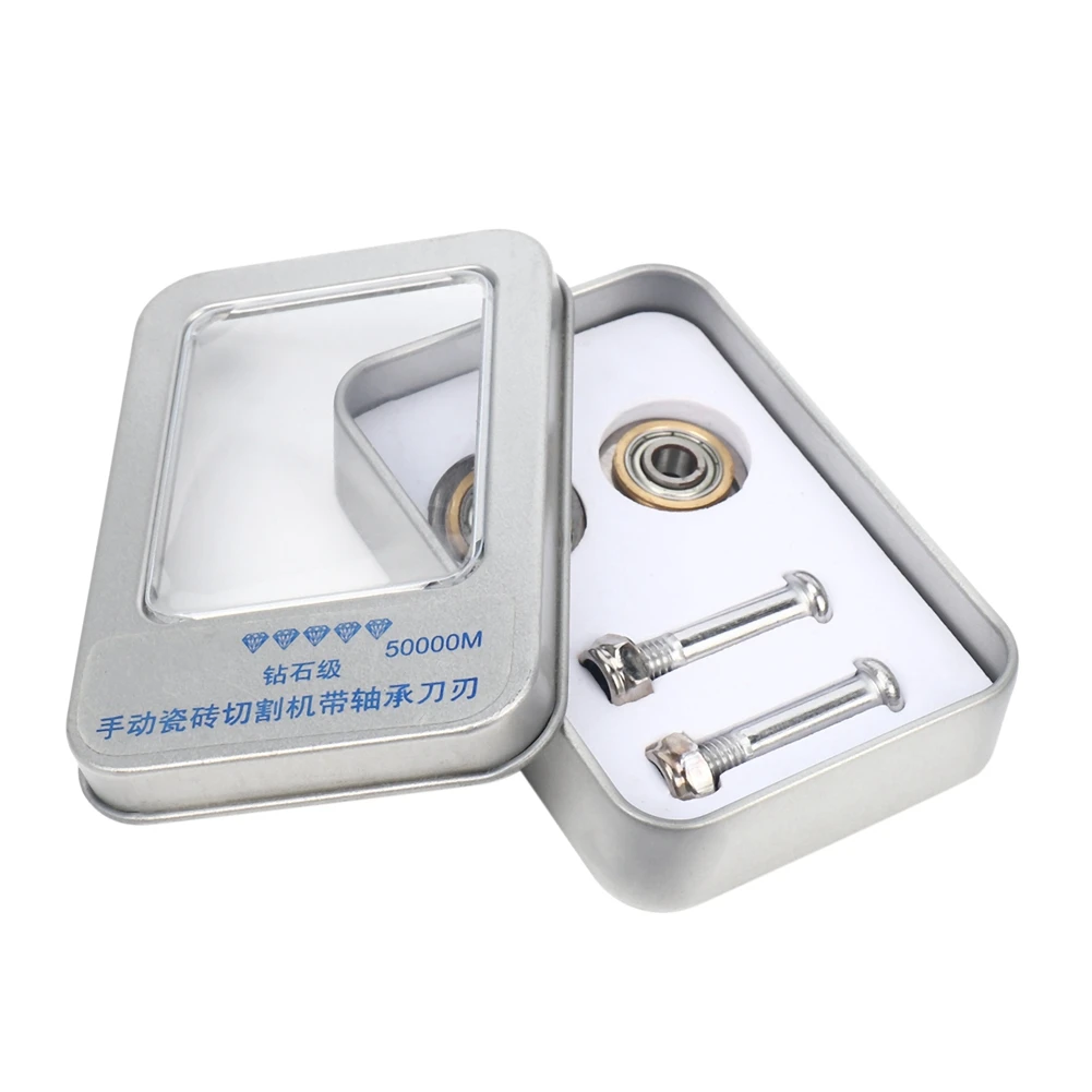 ABRW-4 Pcs Tile Wheel Cutter Tile Cutter Replacement Scoring Wheel With Bolt And Lock Nut For Manual Tile Cutting Machine
ABRW-4 Pcs Tile Wheel Cutter Tile Cutter Replacement Scoring Wheel With Bolt And Lock Nut For Manual Tile Cutting Machine