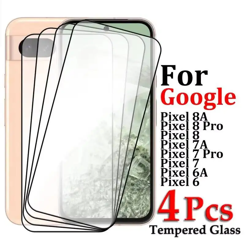 2/3/4PCS Tempered glass for Google 6 7 8 Pro 6A 7A Screen Protector HD Full Cover Glue Protective Glass For Pixel 8A
2/3/4PCS Tempered glass for Google 6 7 8 Pro 6A 7A Screen Protector HD Full Cover Glue Protective Glass For Pixel 8A