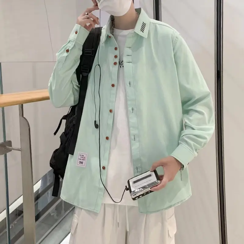 Men's Slim Fit Dress Shirts Masculina Long Sleeves Army Casual Turn Down Neck Blouses Homme 3XL
Men's Slim Fit Dress Shirts Masculina Long Sleeves Army Casual Turn Down Neck Blouses Homme 3XL