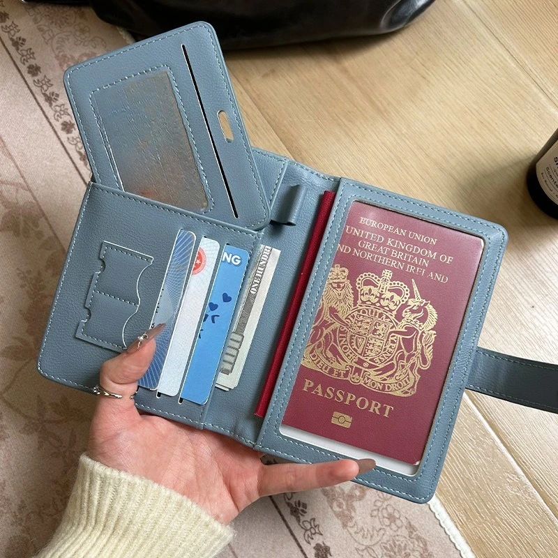 Vintage Denim Blue Passport Wallet for Travel, Premium Card Case for Women Men, Multi-Slot ID & Credit Card Organizer
Vintage Denim Blue Passport Wallet for Travel, Premium Card Case for Women Men, Multi-Slot ID & Credit Card Organizer