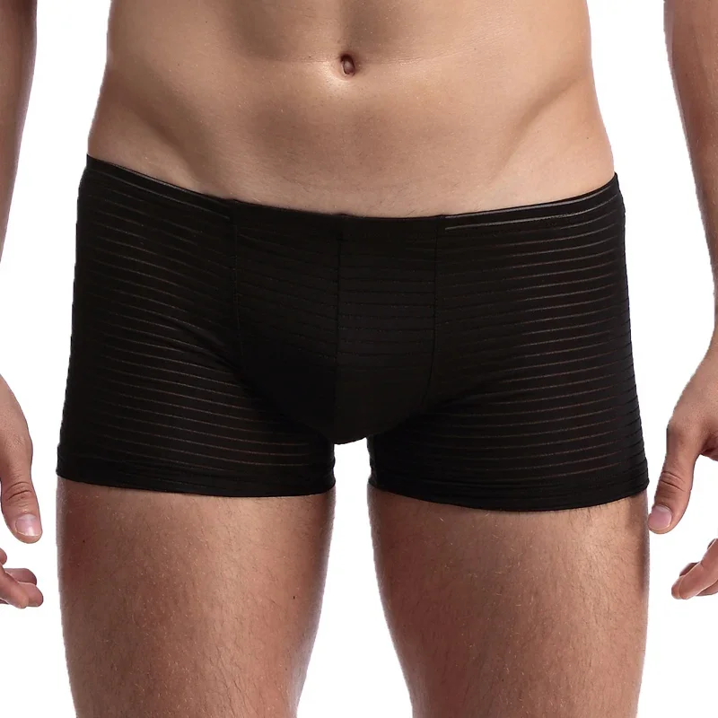 3 шт. молодые тонкие прозрачные сексуальные мужские трусы из ледяного шелка, дышащие цельные боксеры с четырьмя углами
3 шт. молодые тонкие прозрачные сексуальные мужские трусы из ледяного шелка, дышащие цельные боксеры с четырьмя углами