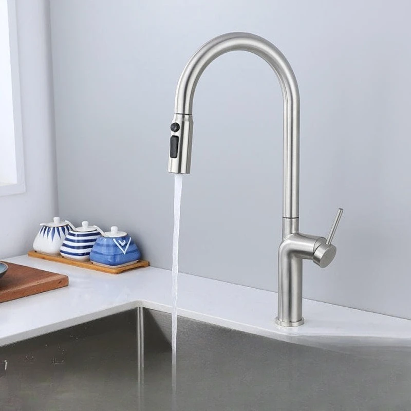 for 360 degree swivel kitchen faucet pull down sprayer mixer tap brushed stainless steel grey cold hot water sink
for 360 degree swivel kitchen faucet pull down sprayer mixer tap brushed stainless steel grey cold hot water sink